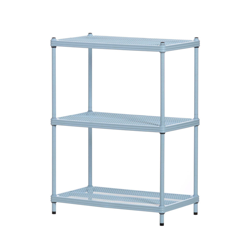MeshWorks Shelving 3 Tier Sky Blue